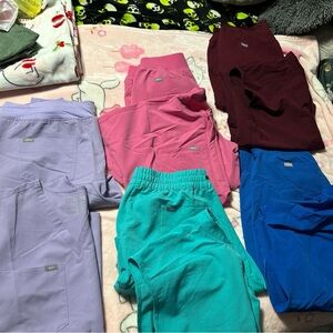 Figs Women's Scrub Set - Purple, Pink, Teal, Blue, Burgundy